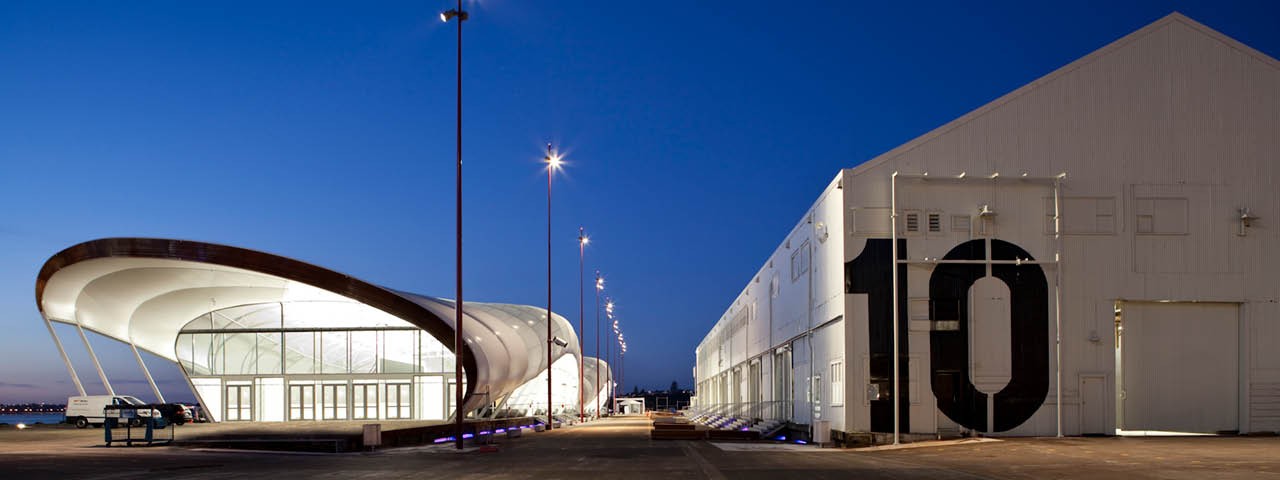 queens wharf shed 10 and cloud exterior