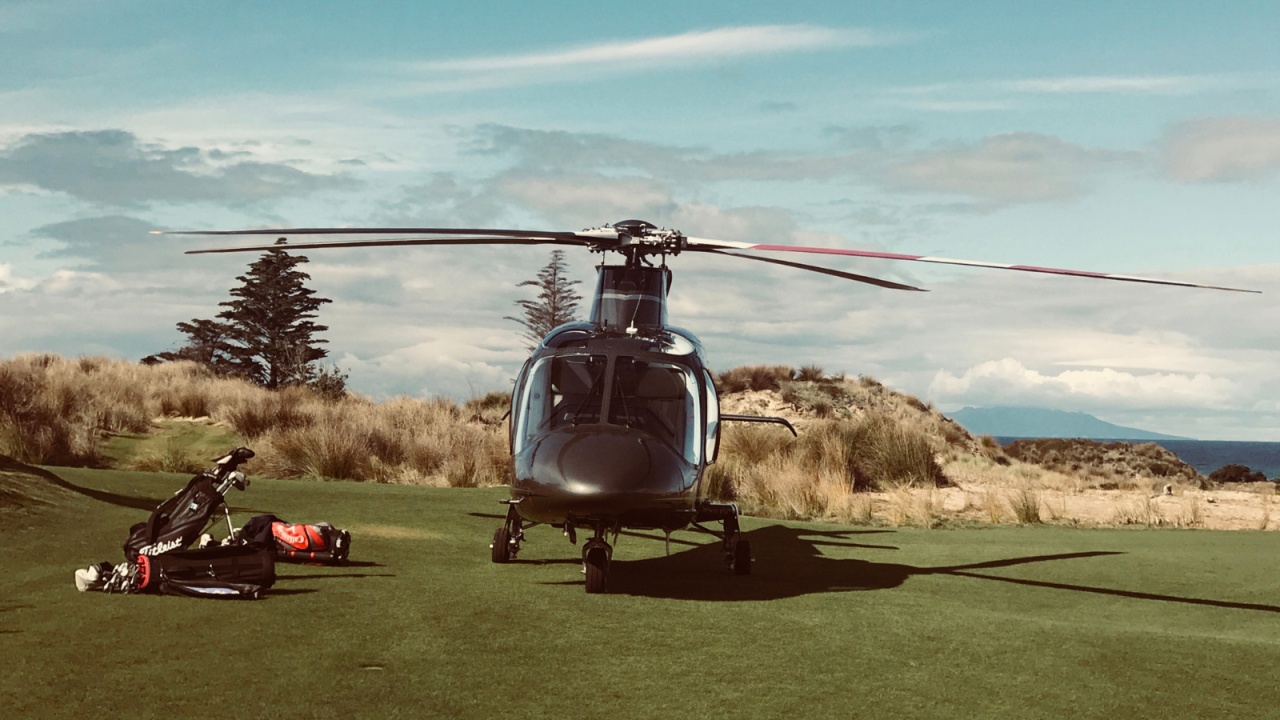 Heli-golfing