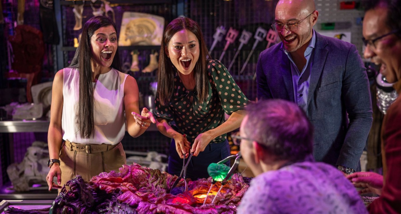 Our wildly immersive experience takes you on a journey through the wacky world of movie-making and special effects.