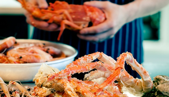Seafood at The Grill